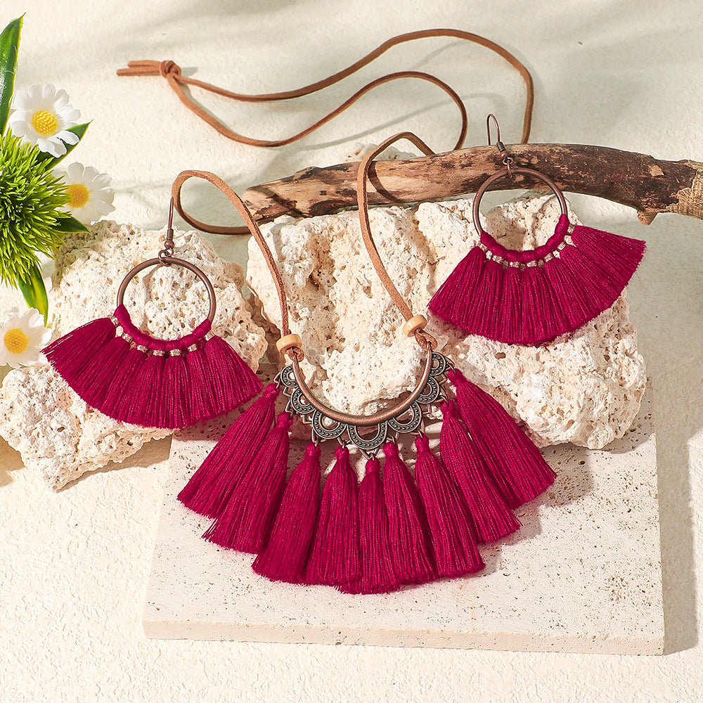 Vintage Bloom | Retro Floral Jewelry Set