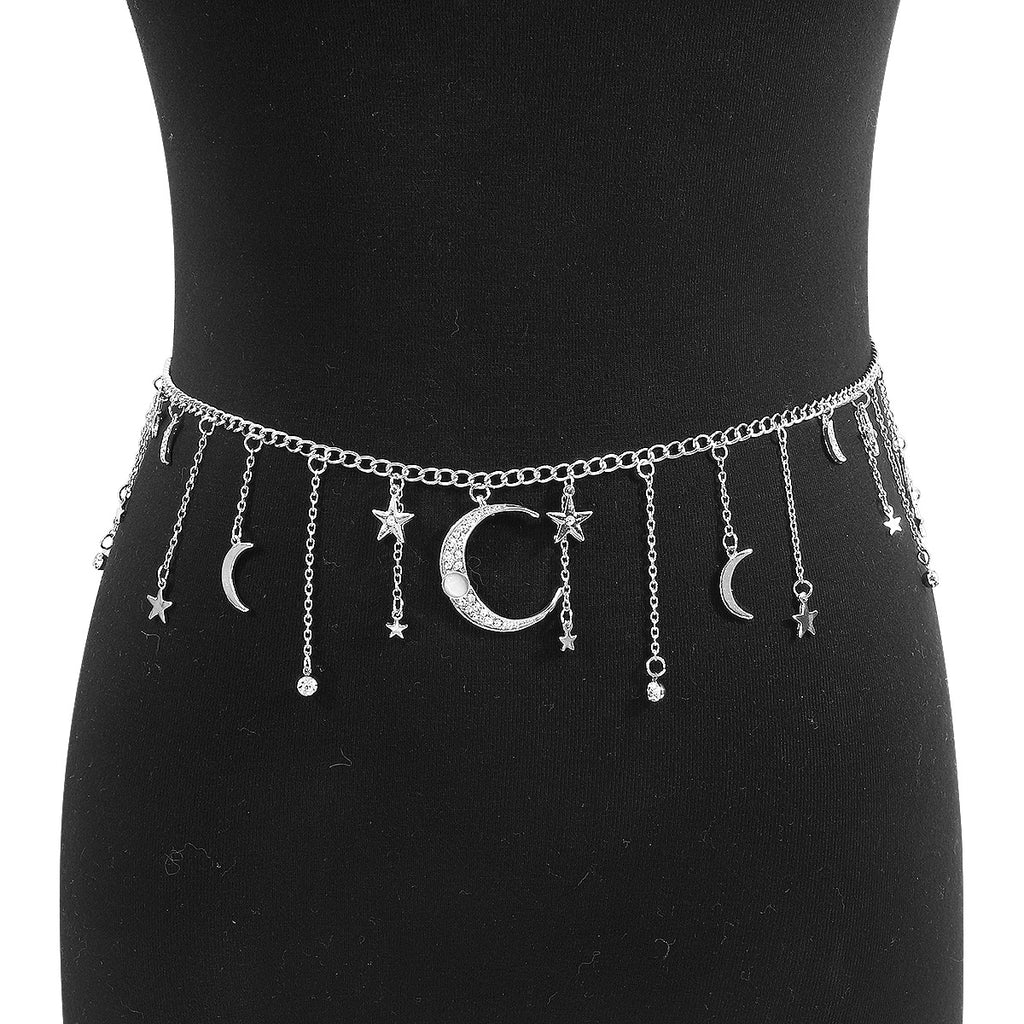 Celestial Dance | Star Moon Waist Chain