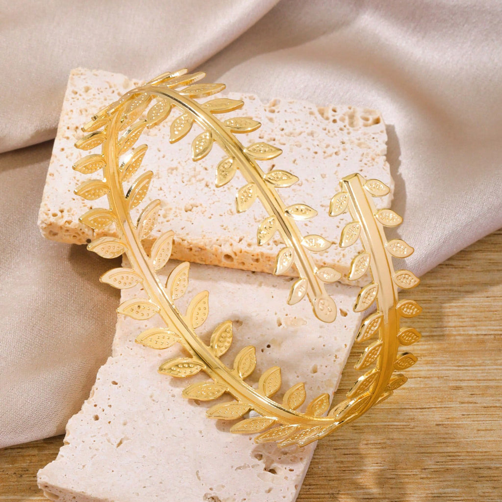 Wave Cross Geometric Bracelet