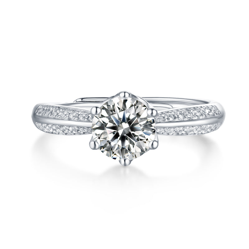 Eternal Promise Wedding Ring | Moissanite S925 Silver
