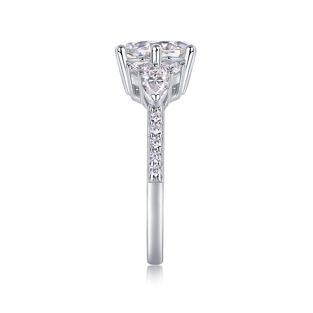 2-Carat Moissanite Ring | S925 Sterling Silver – LUVIA