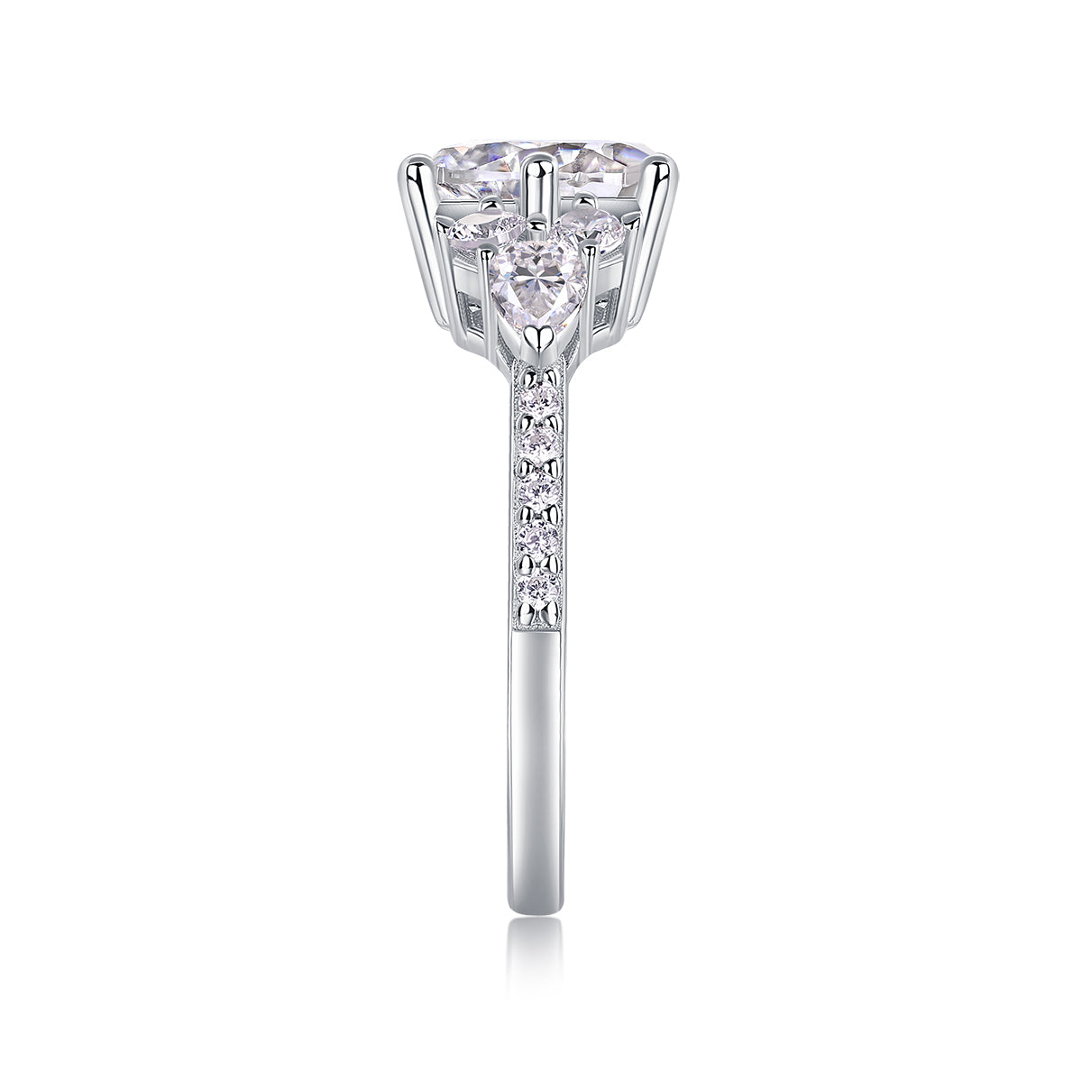 2-Carat Moissanite Ring | S925 Sterling Silver – LUVIA