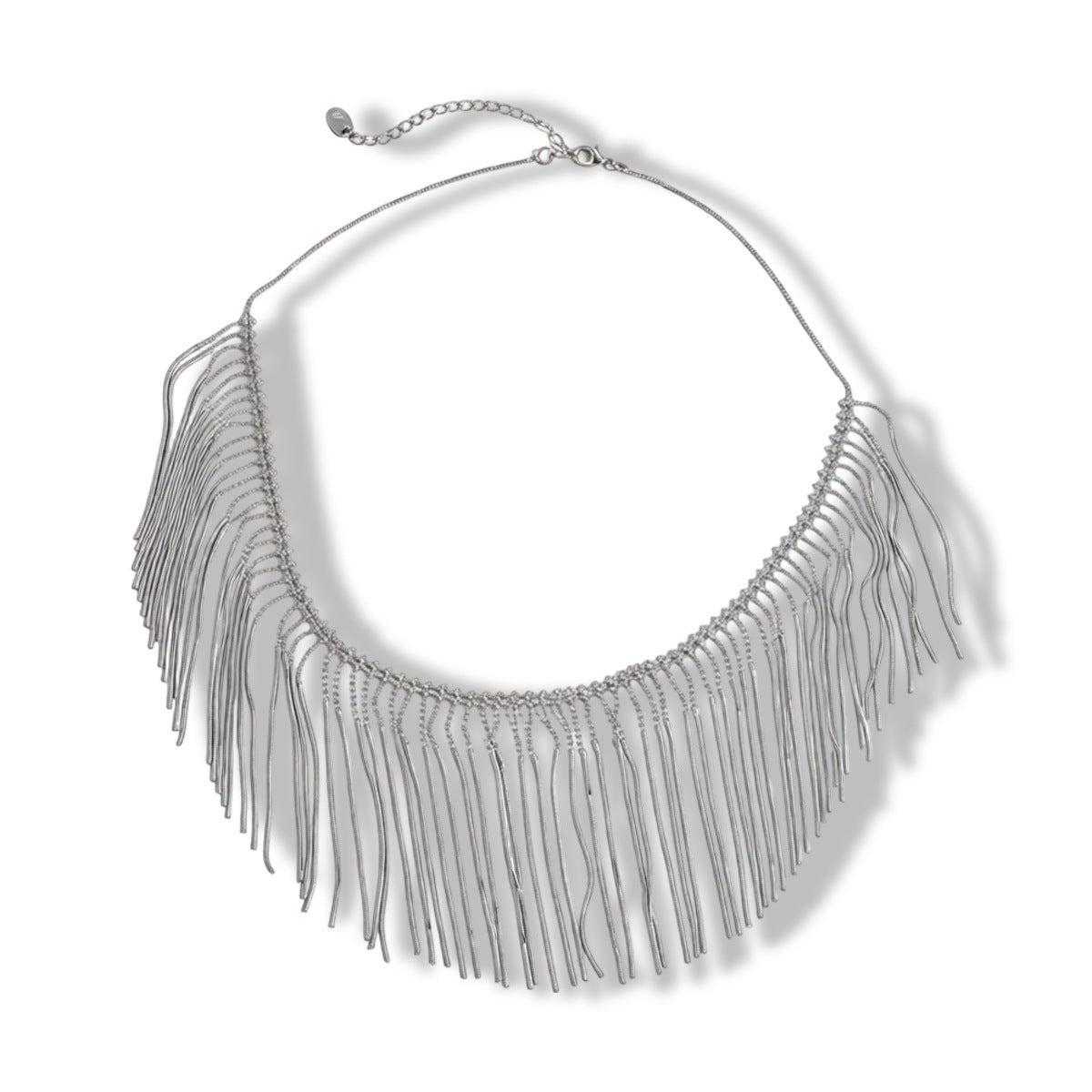 Boho Fringe Necklace – Statement Gold & Silver Layered Jewelry for Summer