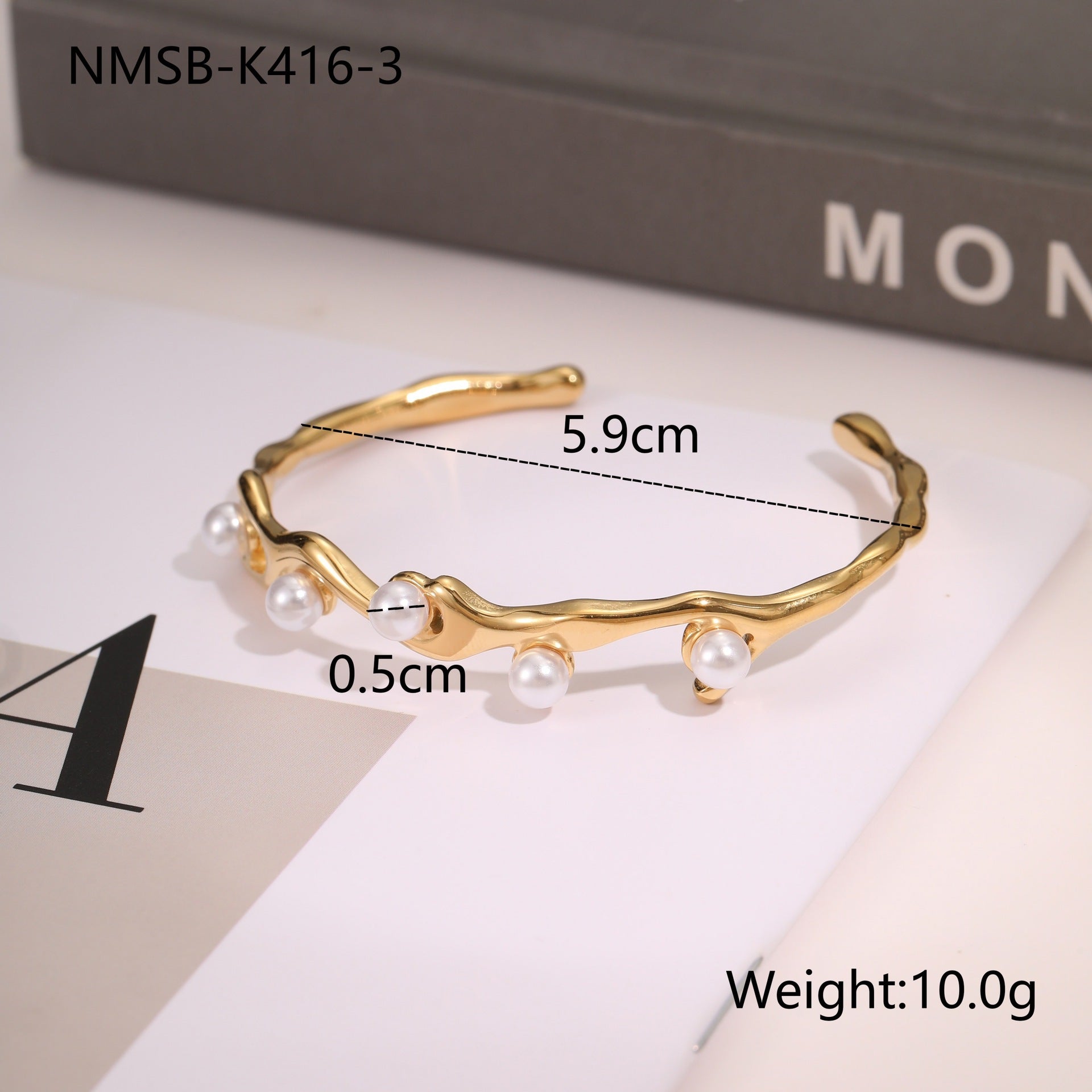 Stainless Steel Gold Bracelet | Luxury Women Jewelry