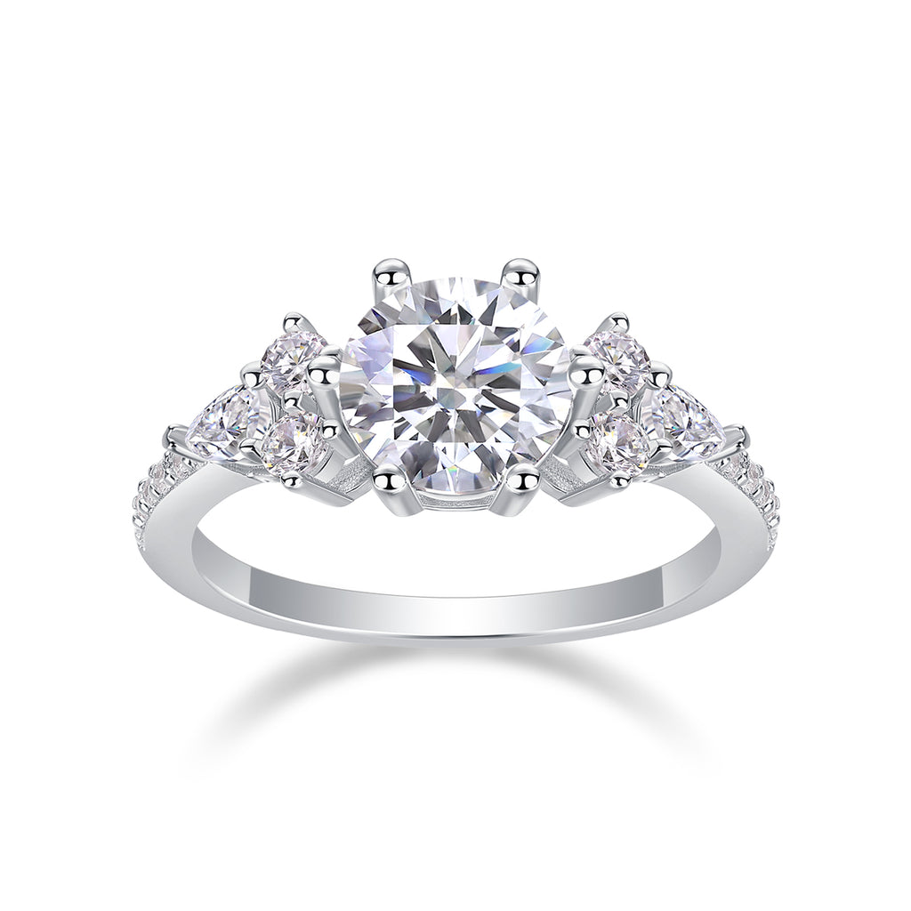 2-Carat Moissanite Ring | S925 Sterling Silver – LUVIA