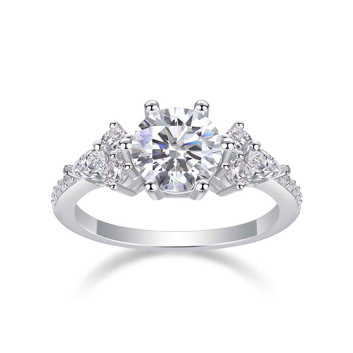 2-Carat Moissanite Ring | S925 Sterling Silver – LUVIA