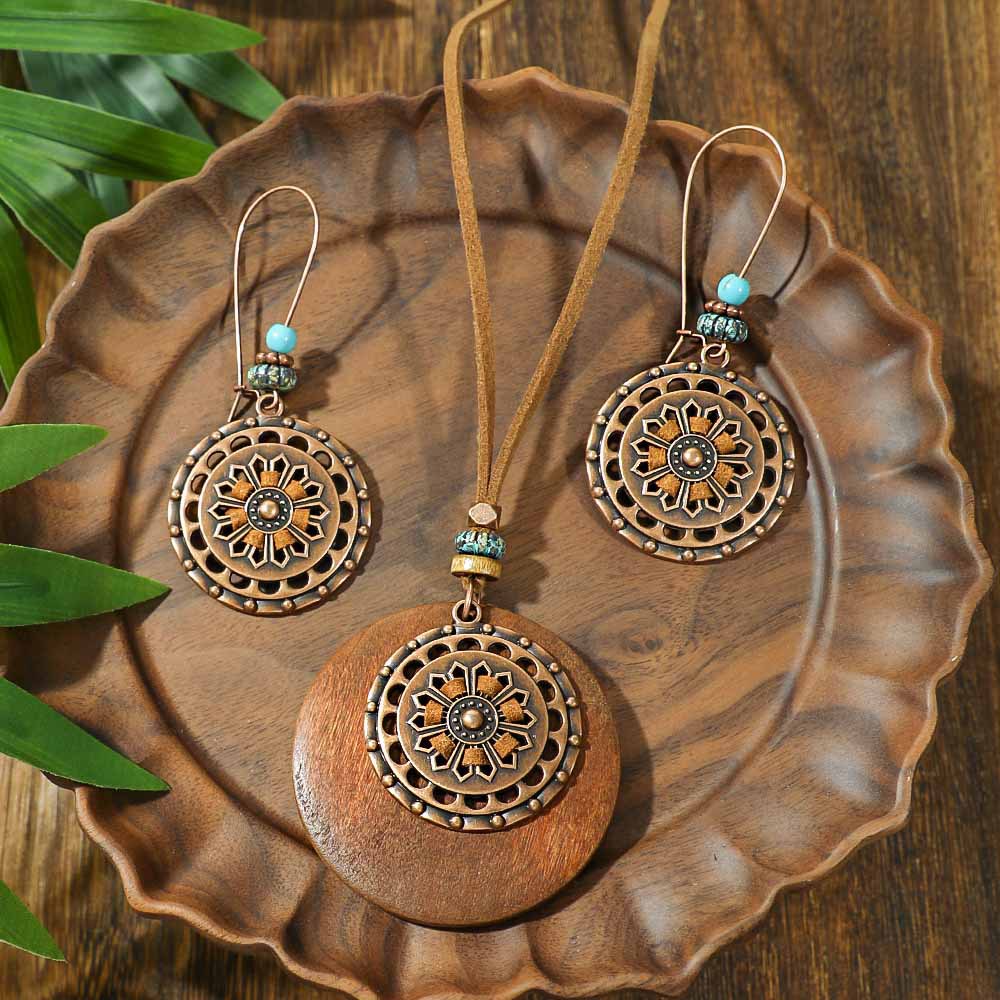 Vintage Bloom | Retro Floral Jewelry Set