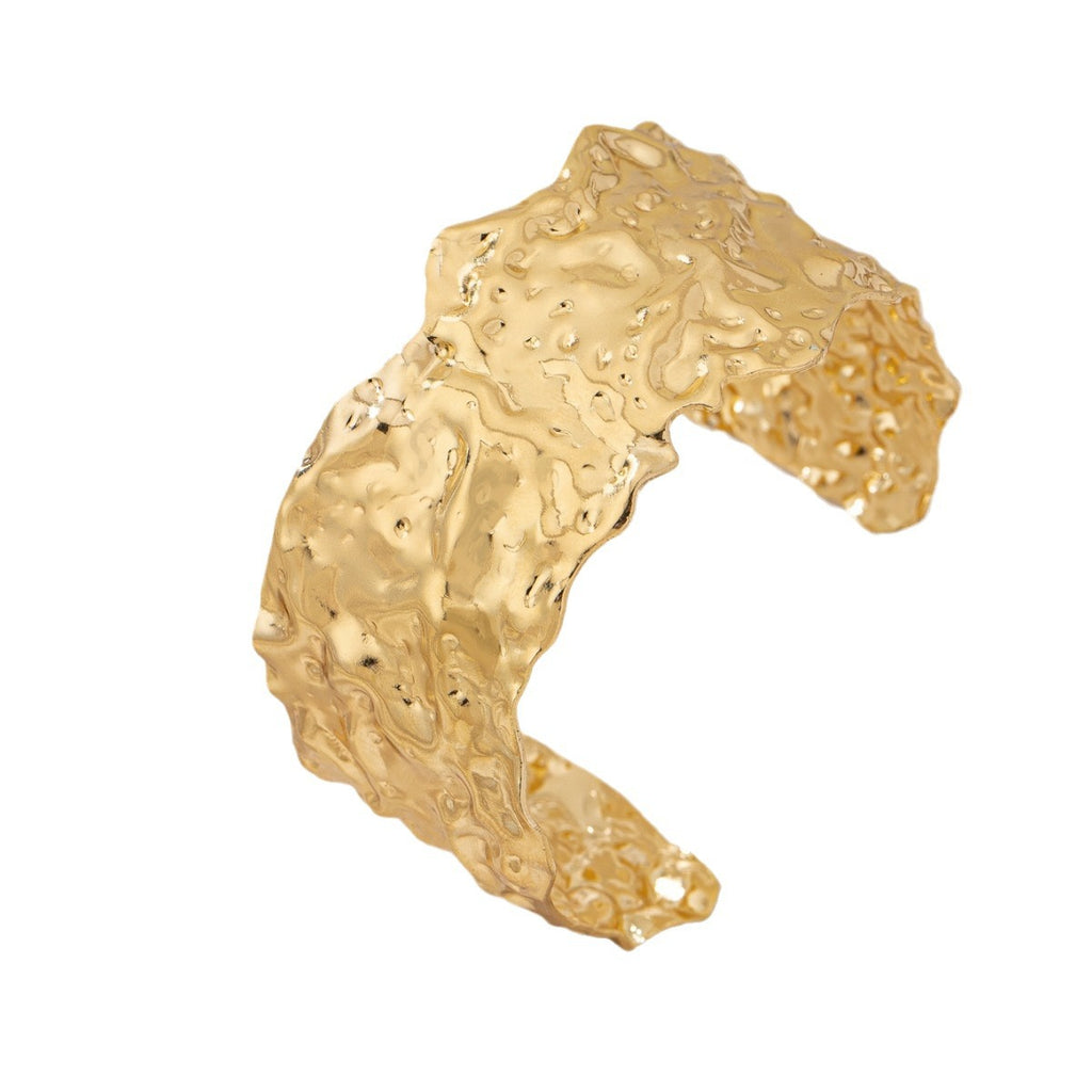 Golden Flow | 18K Gold Plated Cuff Bracelet