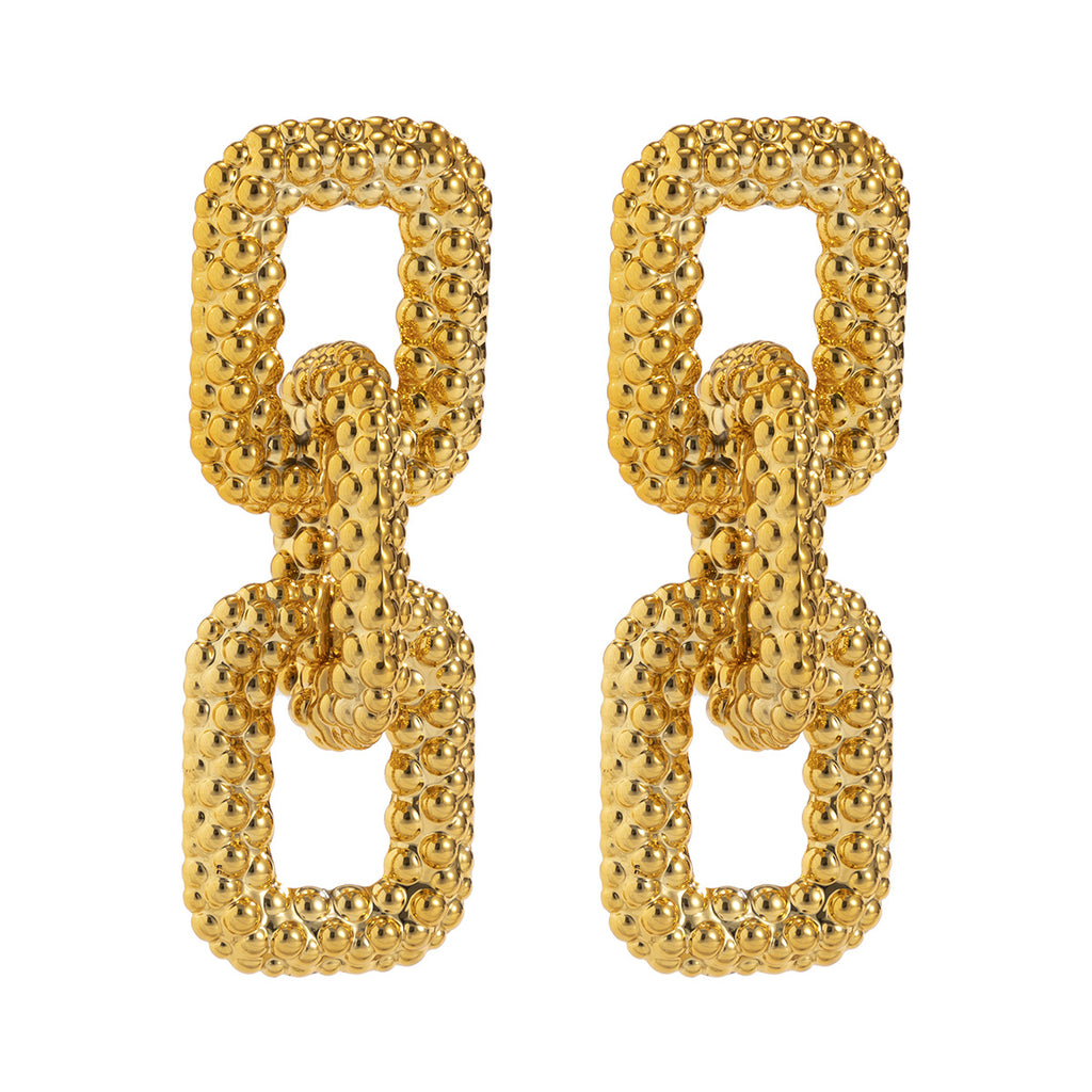 Chunky Gold Earrings for Modern Elegant Women