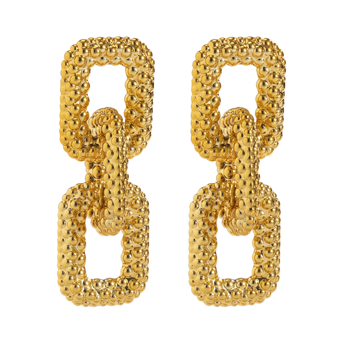 Chunky Gold Earrings for Modern Elegant Women