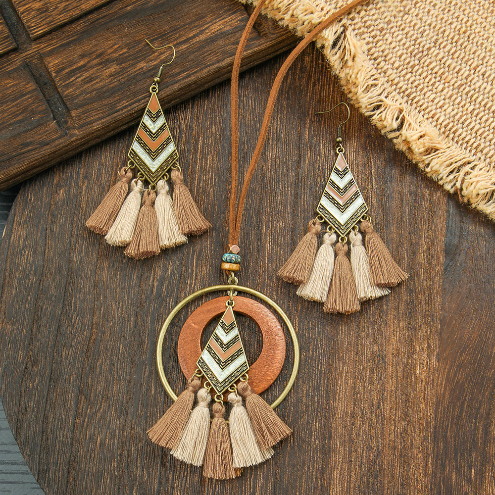 Vintage Bloom | Retro Floral Jewelry Set