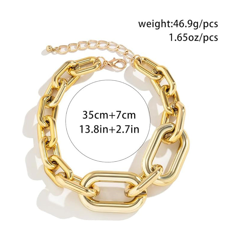 Chunky Gold Chain Choker | Vintage Statement