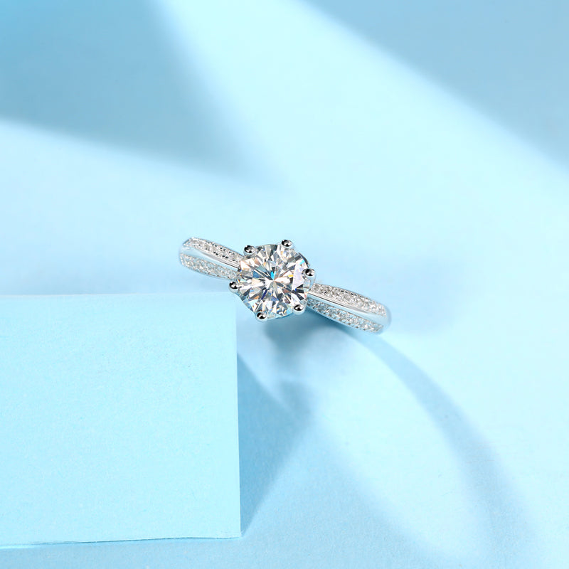Eternal Promise Wedding Ring | Moissanite S925 Silver