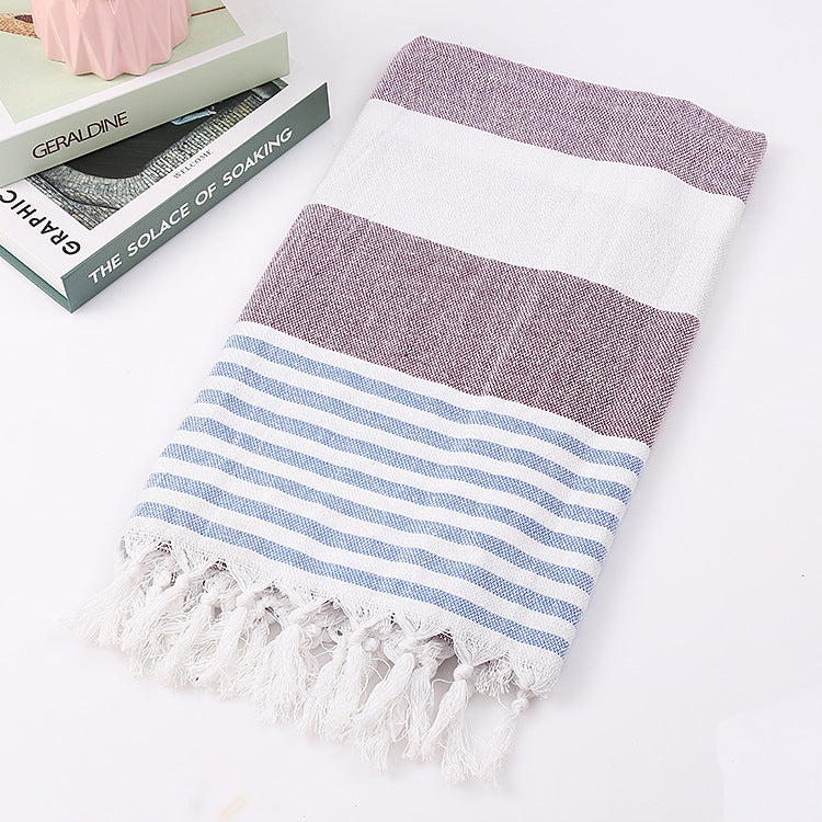 Coastal Stripes | Cotton Beach Towel