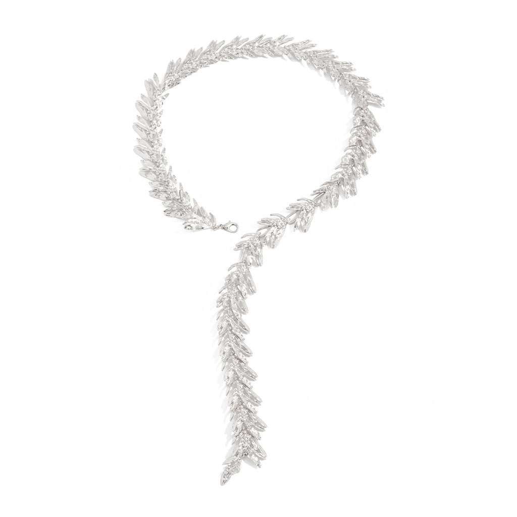 Wheat-Ear Tassel Y-Necklace | Statement Jewelry