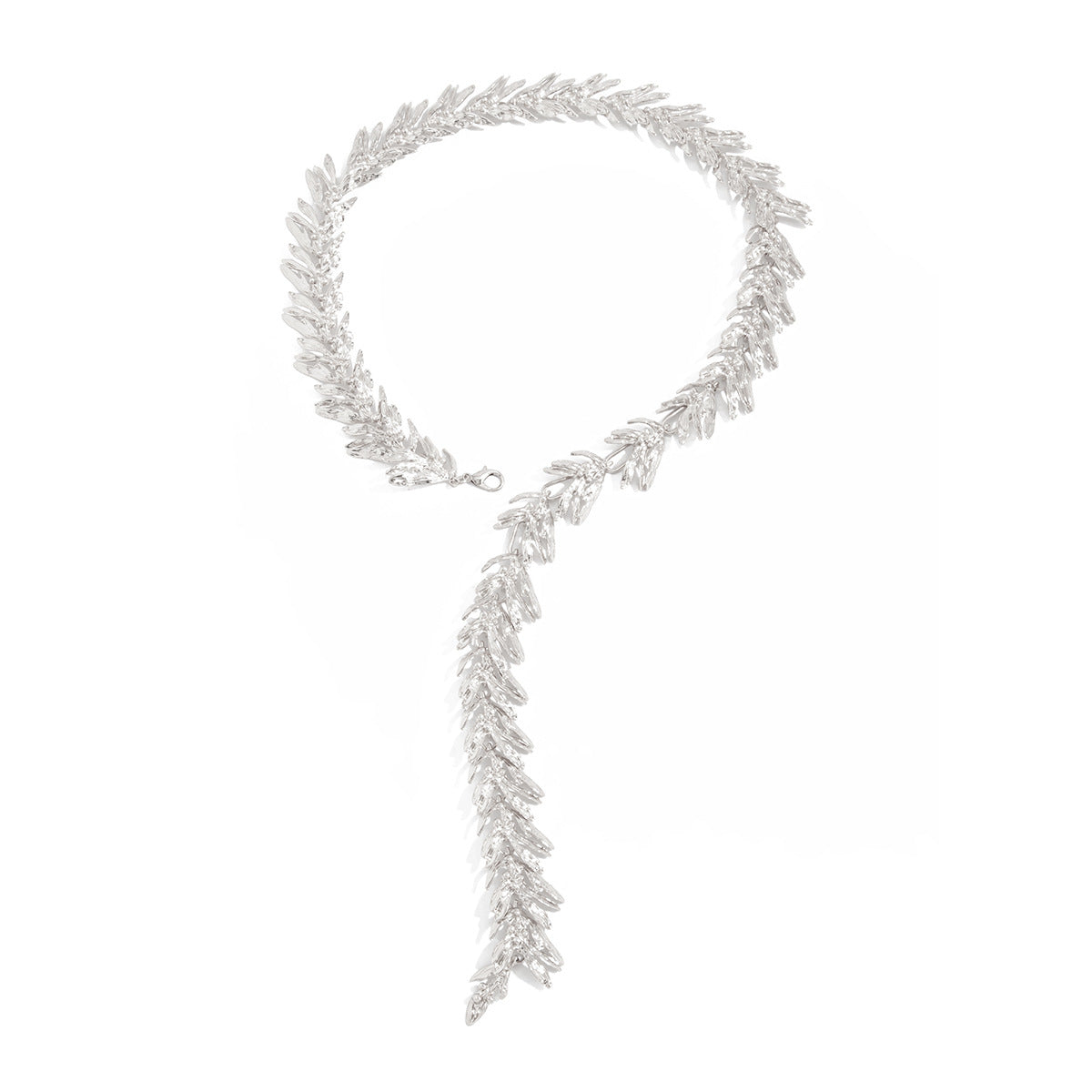 Wheat-Ear Tassel Y-Necklace | Statement Jewelry