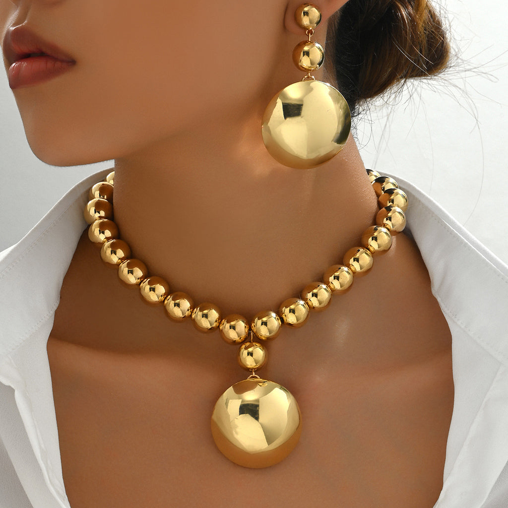 Metallic Harmony | Beaded Jewelry Set