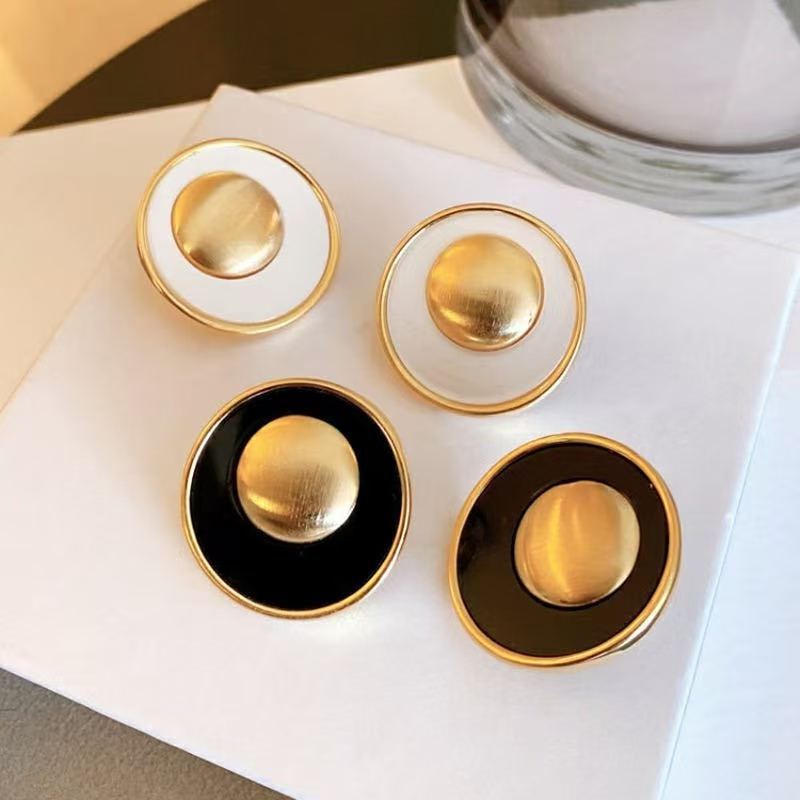 Parisian Charm | Round Statement Earrings