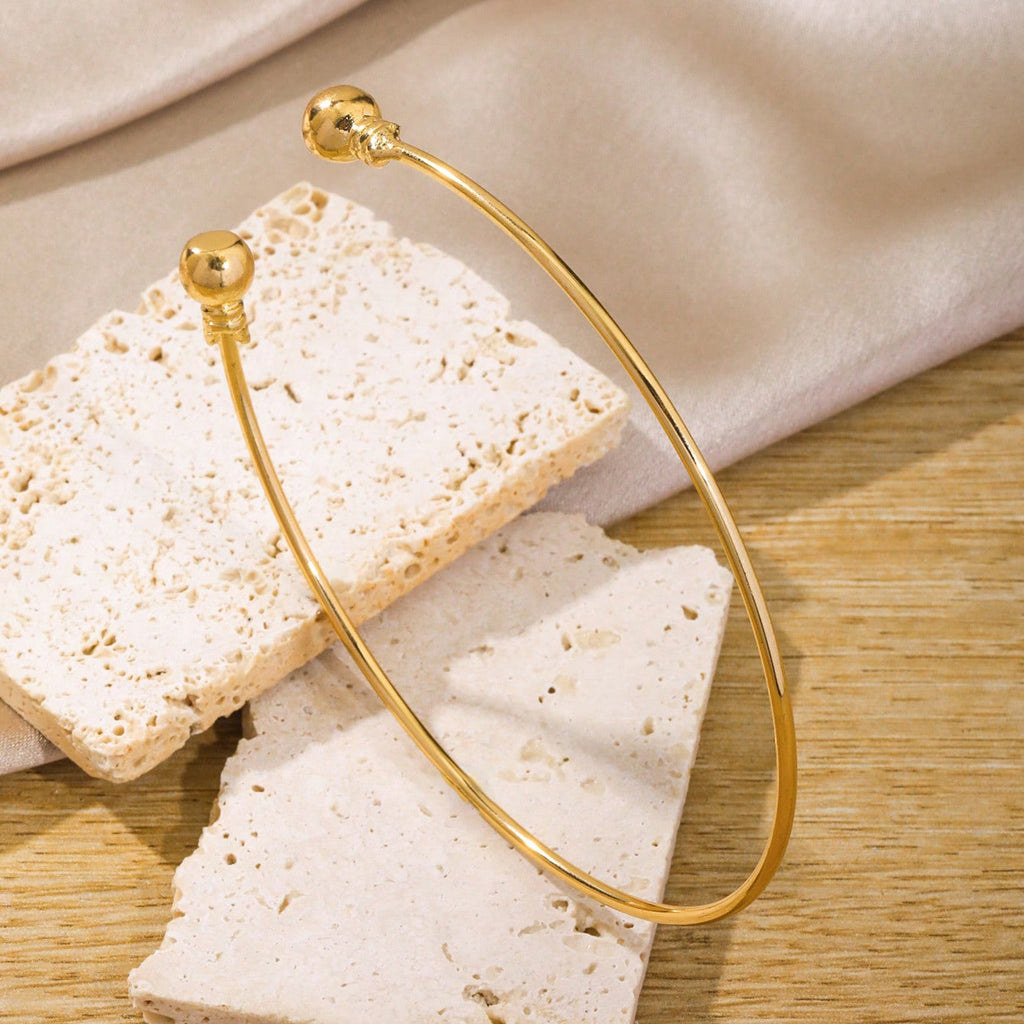 Wave Cross Geometric Bracelet