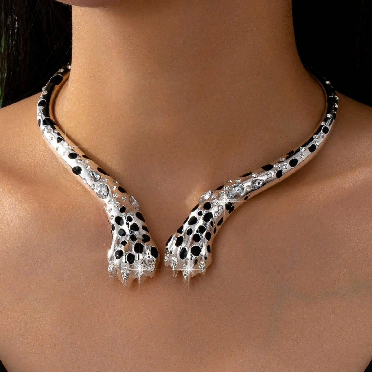 Wild Luxe | Leopard Print Statement Necklace
