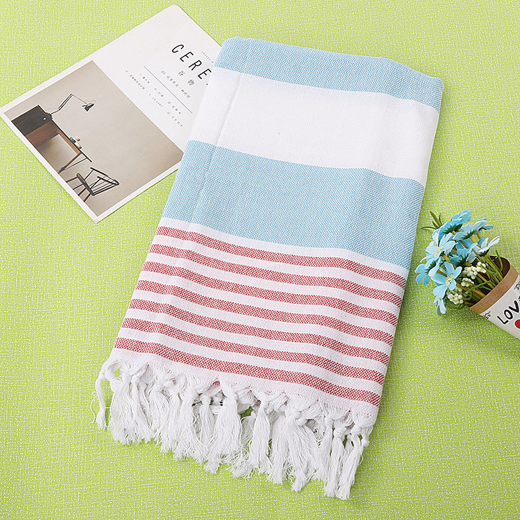 Coastal Stripes | Cotton Beach Towel