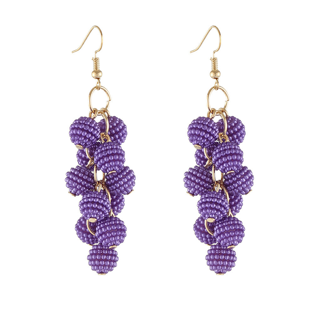 Best Friend Summer Earrings – Bold Color Statement Jewelry for Beach Style