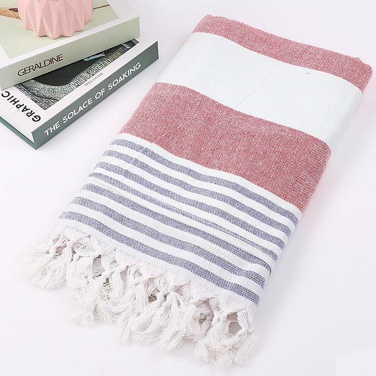Coastal Stripes | Cotton Beach Towel