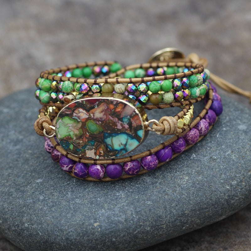 Turquoise Dreams | Layered Bohemian Bracelet