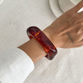 Crossed Metal Spring Bracelet | Modern Flex