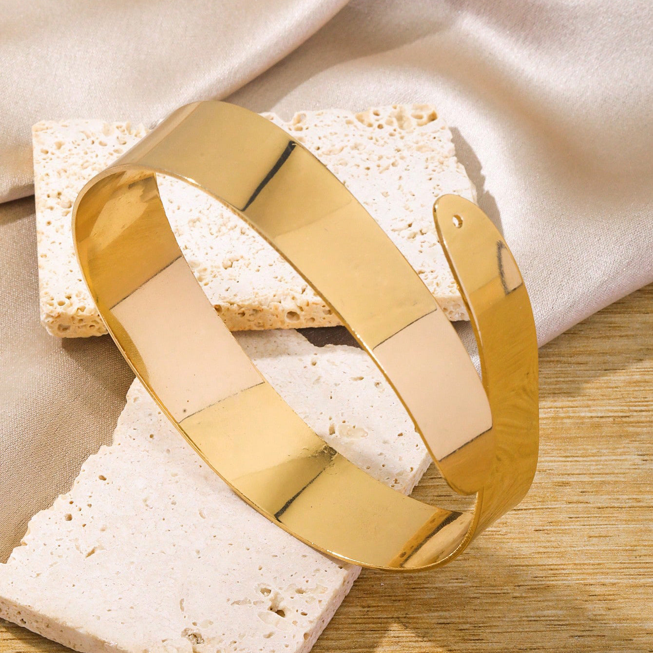Wave Cross Geometric Bracelet