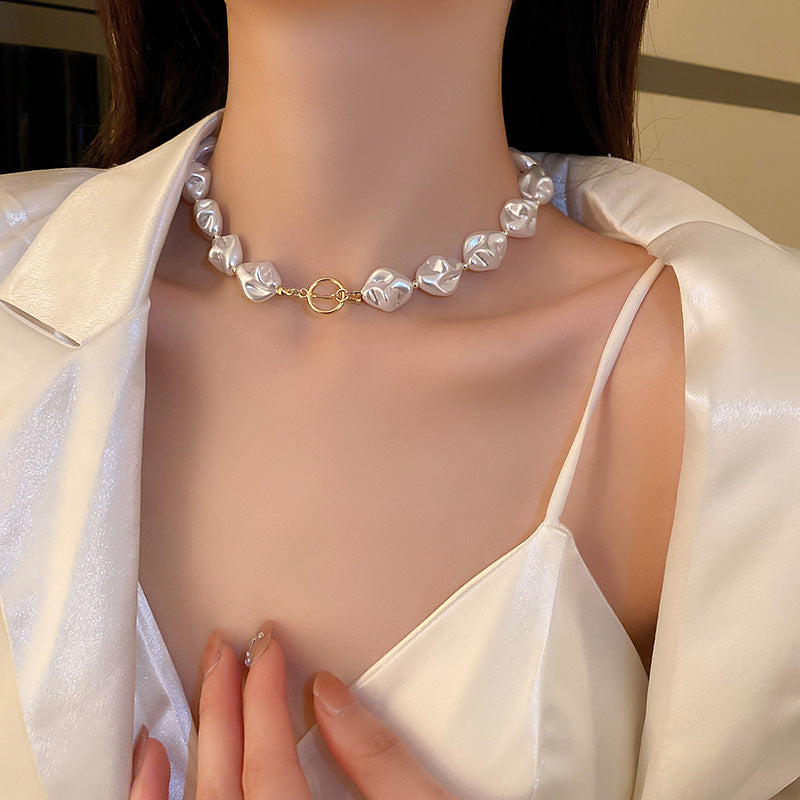 Luxury Pearl Necklace and Bracelet Set for Special Moments