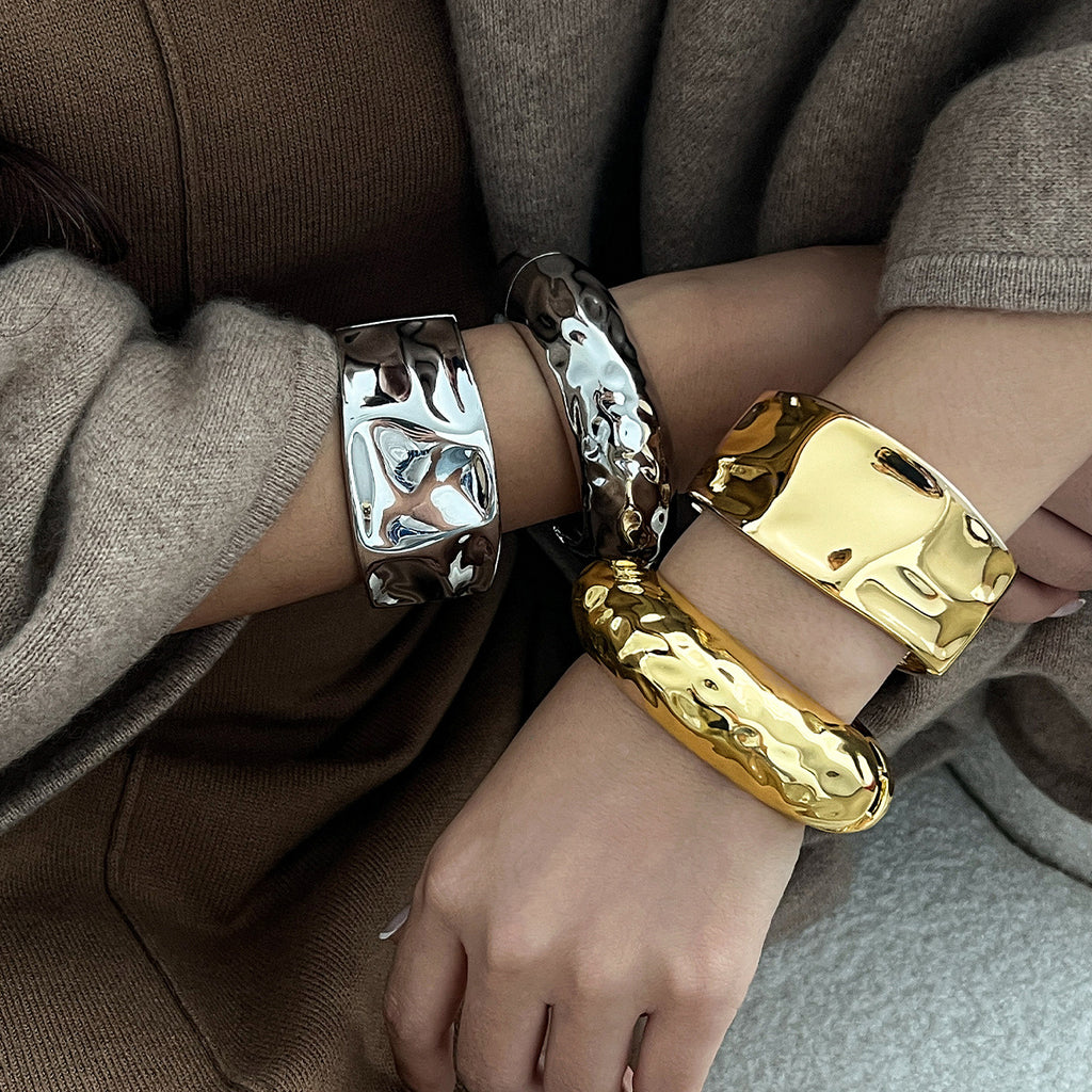Spring Radiance | Wide Pattern Cuff Bracelet