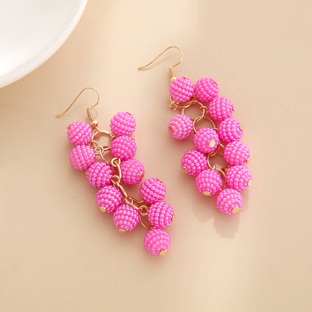 Best Friend Summer Earrings – Bold Color Statement Jewelry for Beach Style