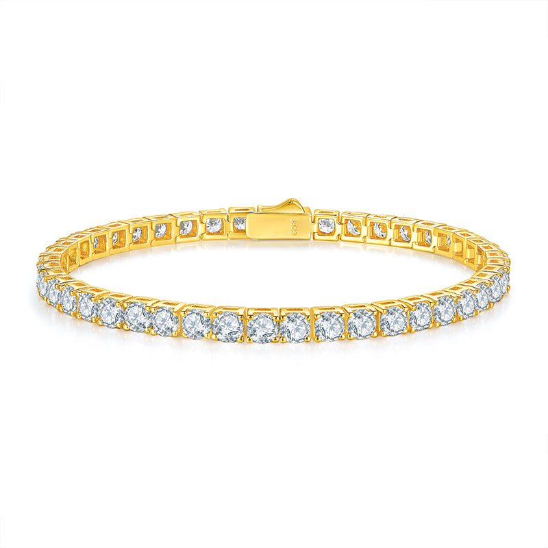 Moissanite Tennis Bracelet | 0.1ct S925 Sterling Silver | Luvia