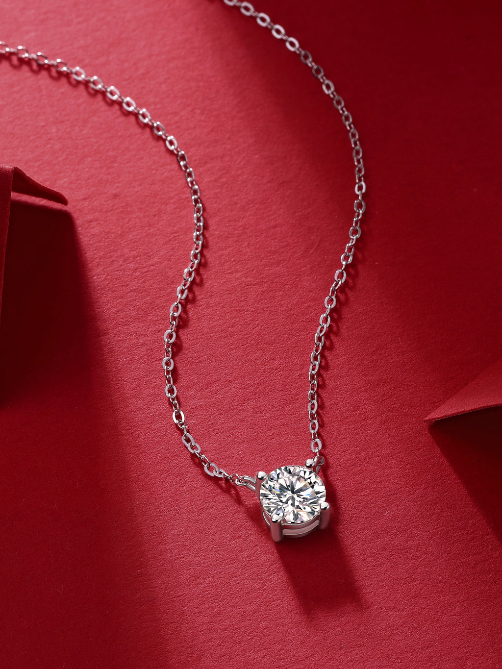 Lumière Moissanite Necklace | S925 Sterling Silver Pendant