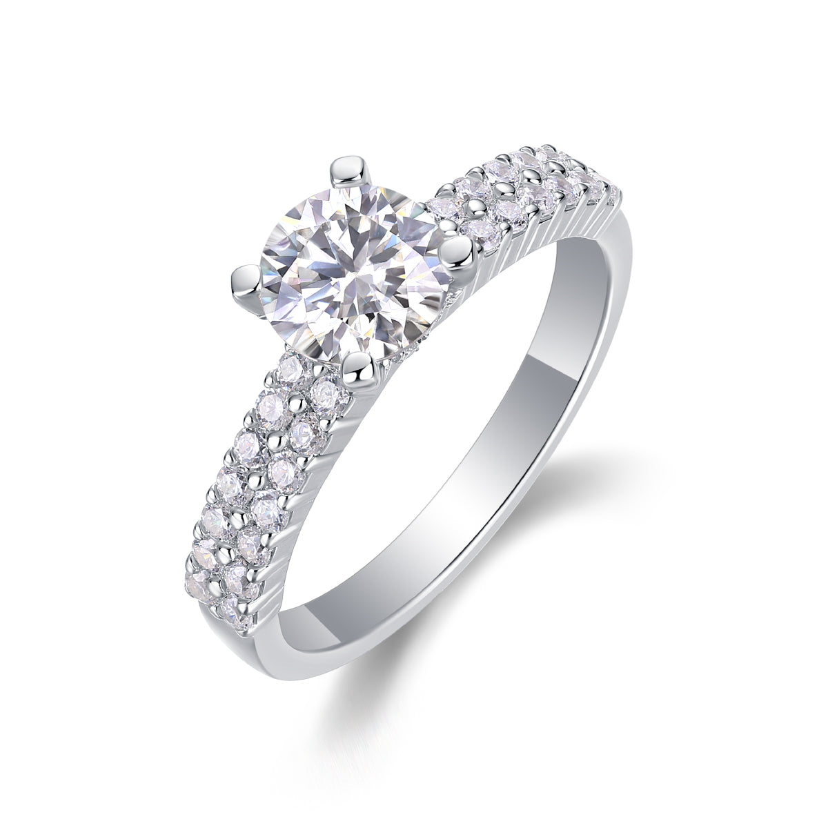 Luxury Moissanite Wedding Ring Set | S925 Sterling Silver