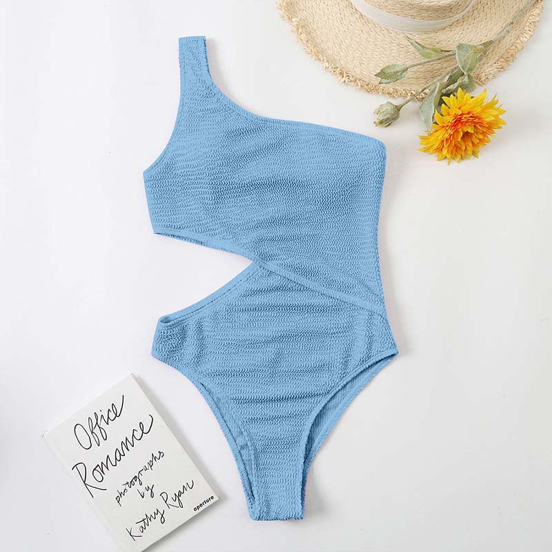 Asymmetric Chic | One-Shoulder Swimsuit