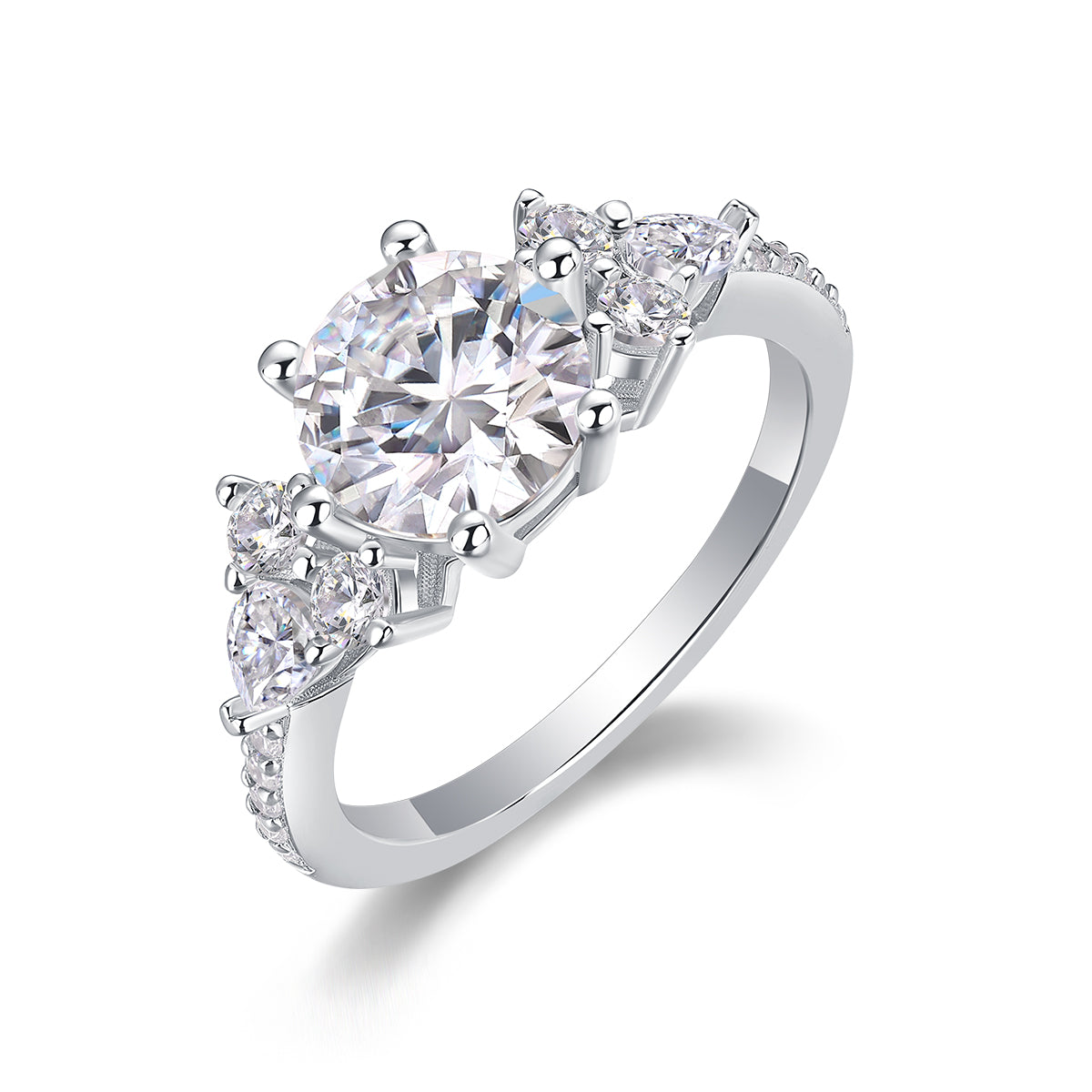 2-Carat Moissanite Ring | S925 Sterling Silver – LUVIA