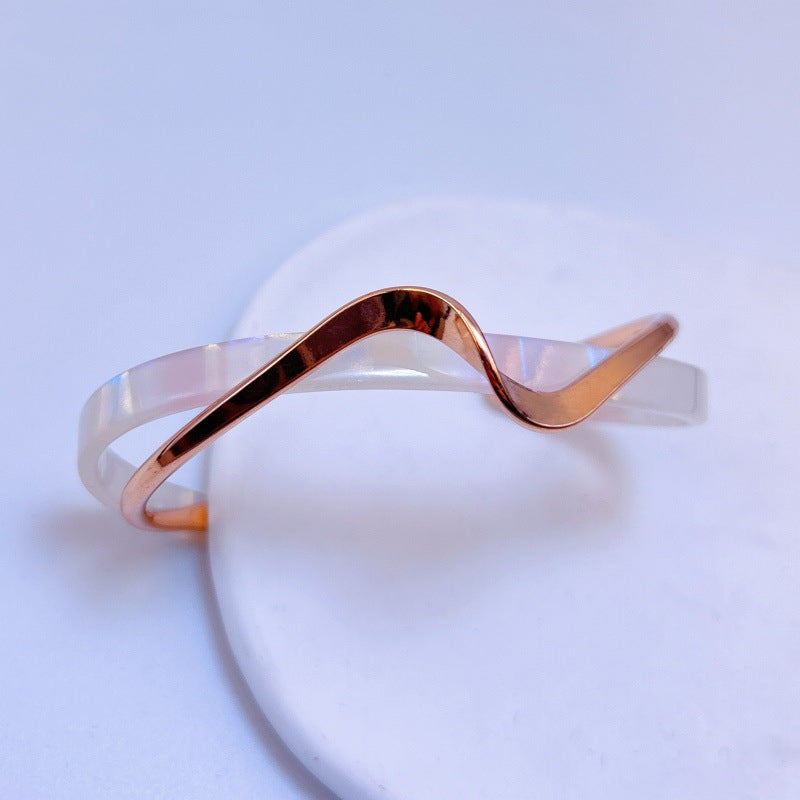 Luxe Curve | Modern Statement Bracelet