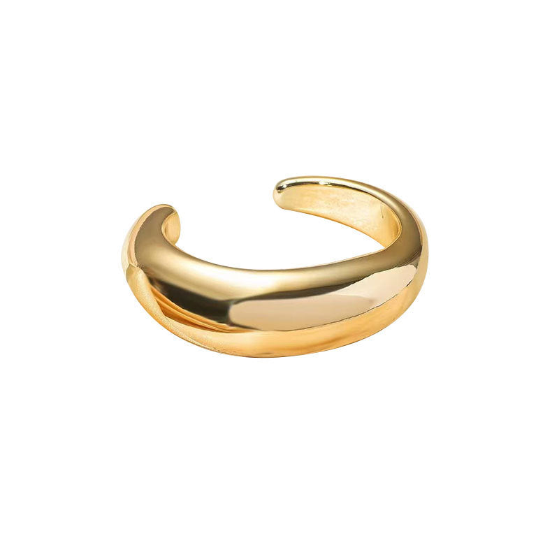 Curved Open Cuff Bracelet
