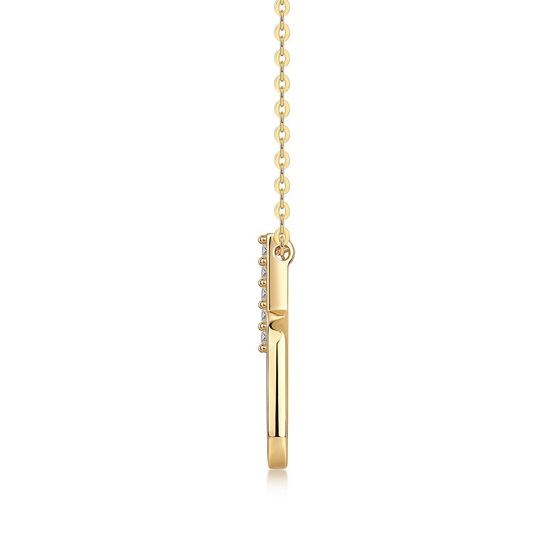 Light & Shadow Moissanite Necklace Set | S925 Gold