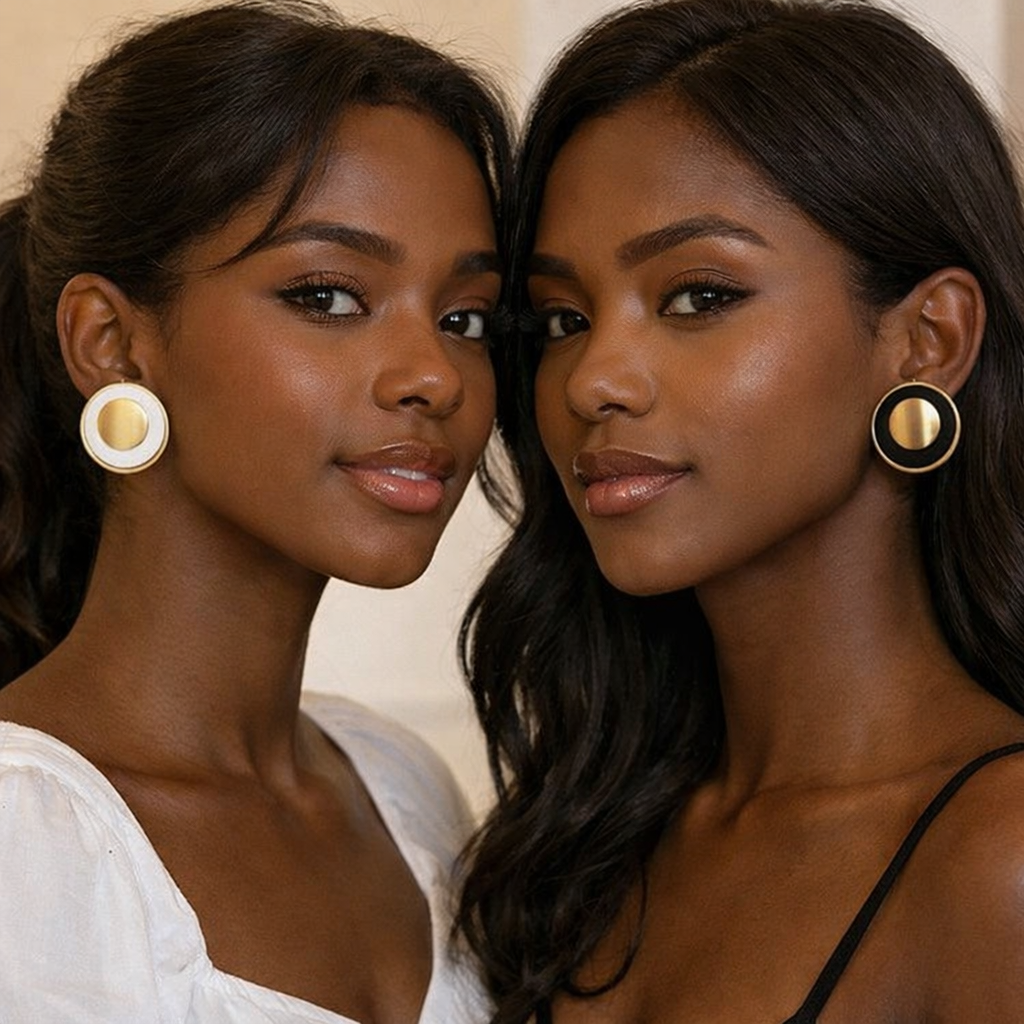 Parisian Charm | Round Statement Earrings