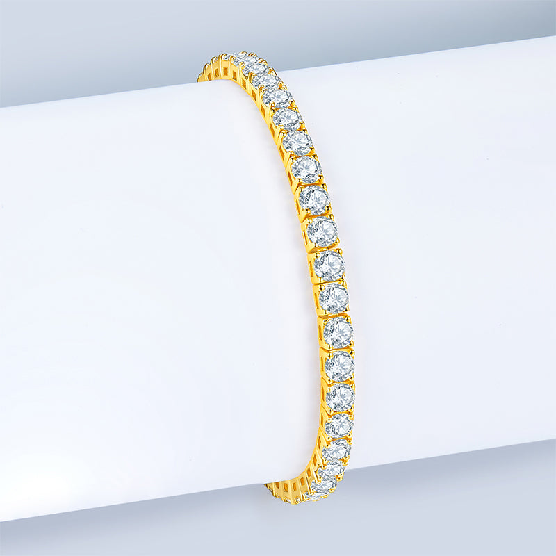 Moissanite Tennis Bracelet | 0.1ct S925 Sterling Silver | Luvia