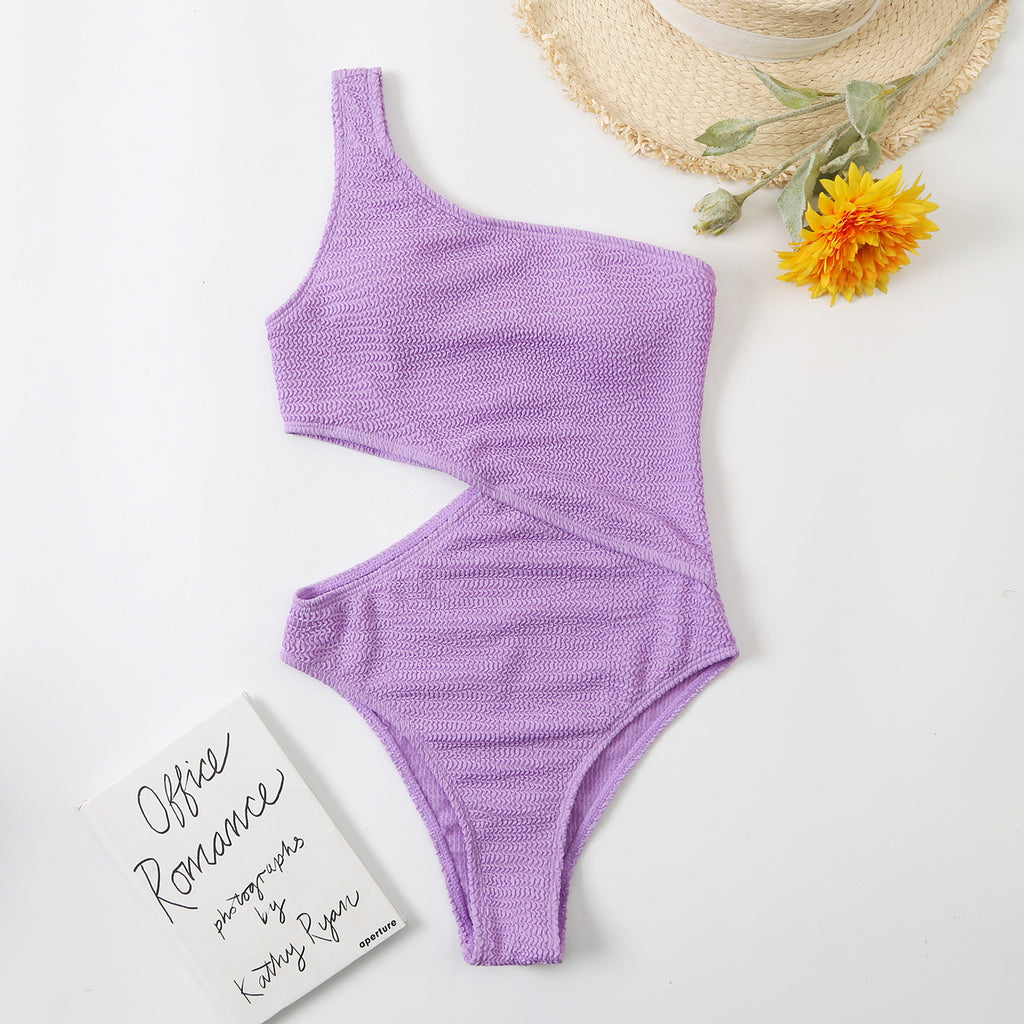 Asymmetric Chic | One-Shoulder Swimsuit