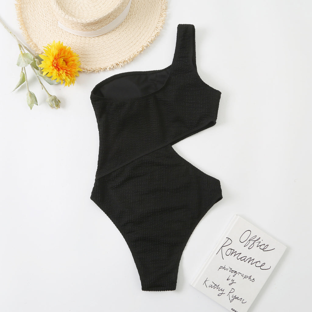Asymmetric Chic | One-Shoulder Swimsuit