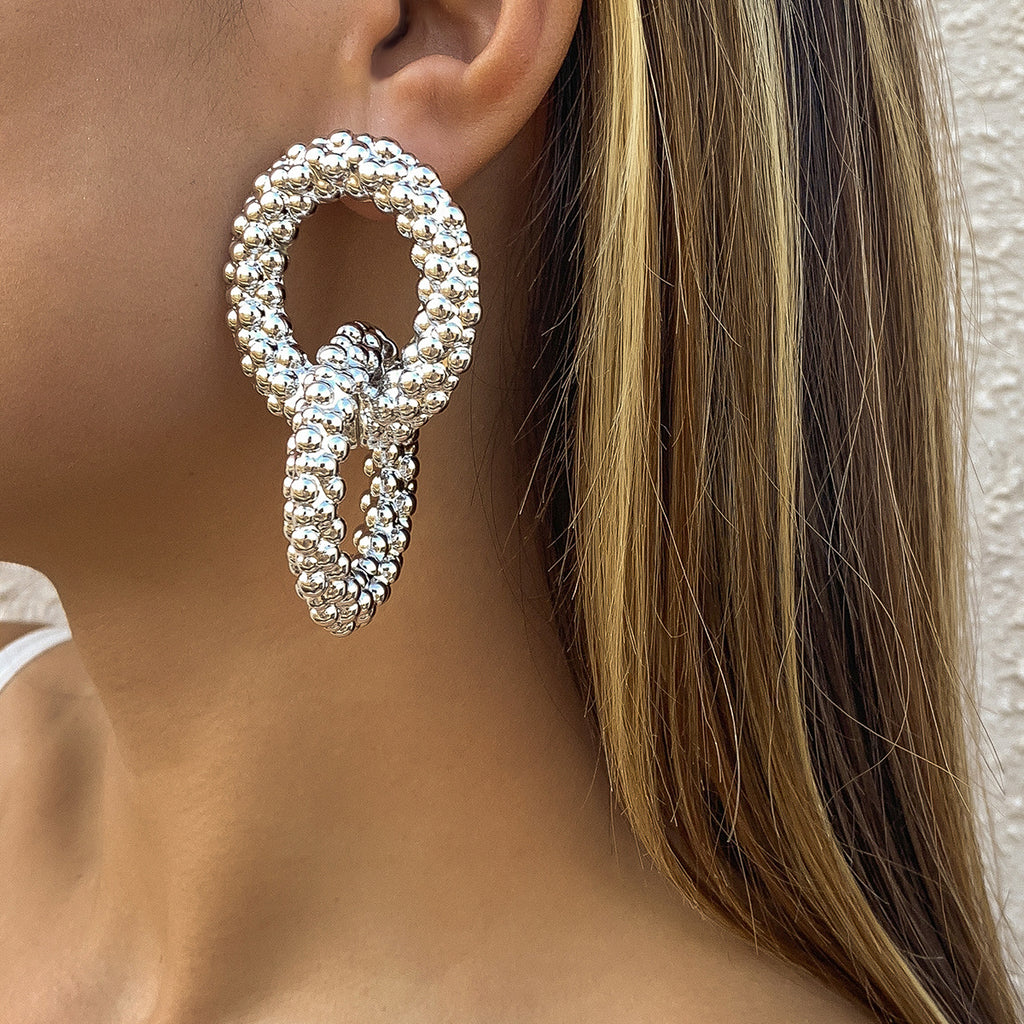 Chunky Gold Earrings for Modern Elegant Women