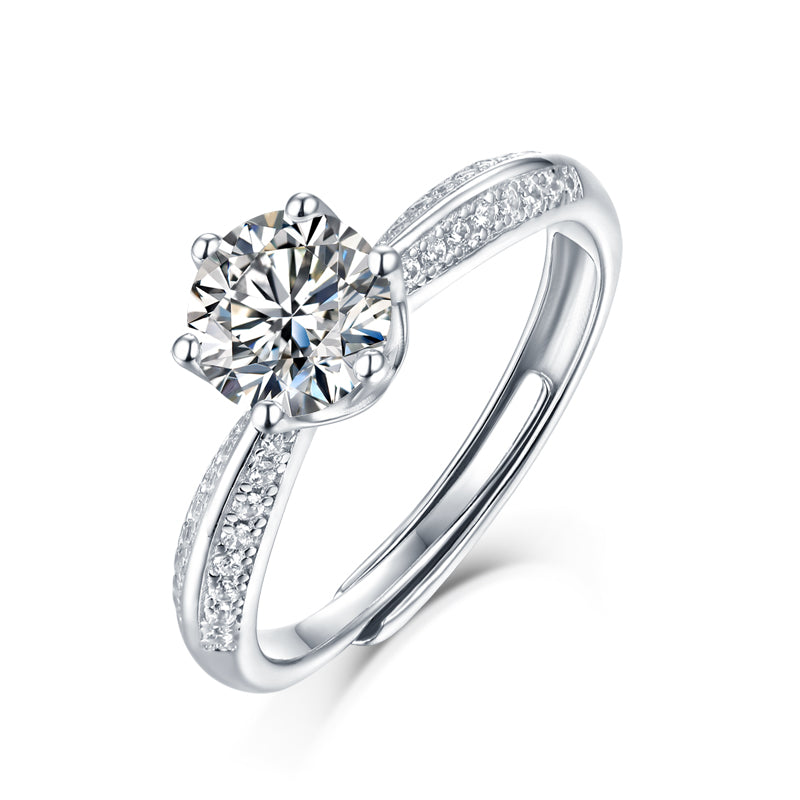 Eternal Promise Wedding Ring | Moissanite S925 Silver
