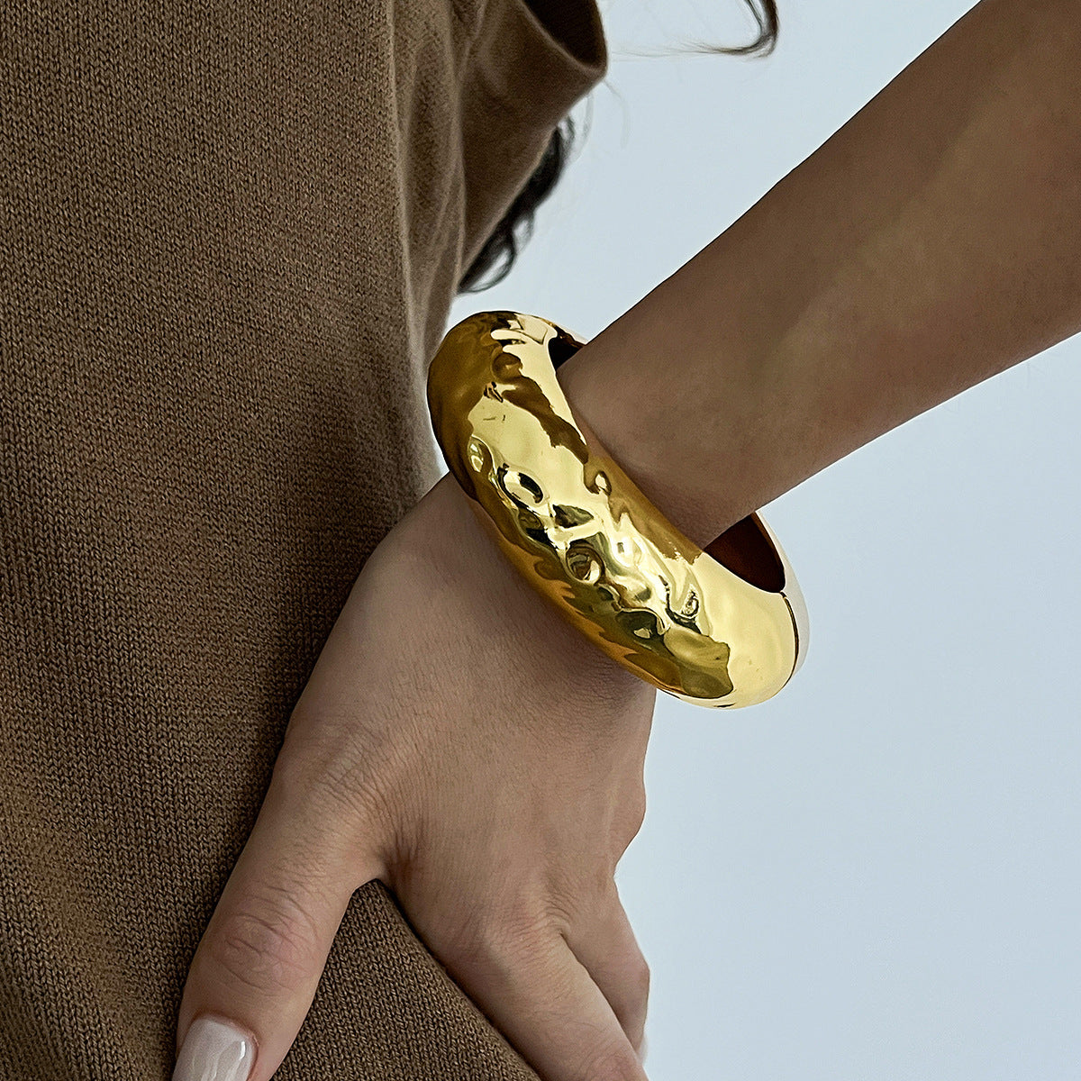 Spring Radiance | Wide Pattern Cuff Bracelet