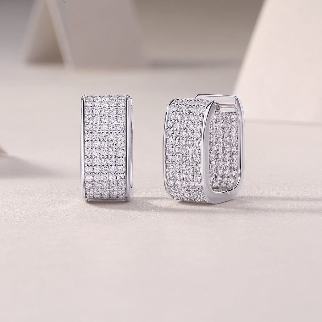 Brilliance Moissanite Stud Earrings | S925 Sterling Silver