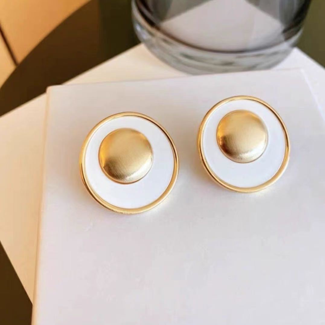 Parisian Charm | Round Statement Earrings